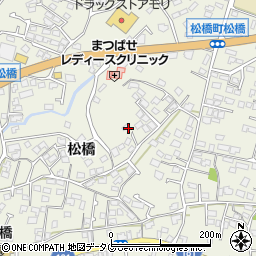 熊本県宇城市松橋町松橋696-2周辺の地図