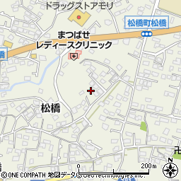 熊本県宇城市松橋町松橋696-4周辺の地図