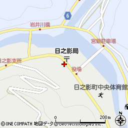 宮崎県西臼杵郡日之影町岩井川3388周辺の地図