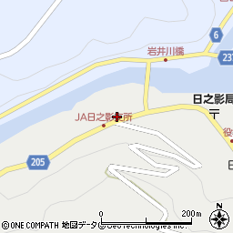 宮崎県西臼杵郡日之影町岩井川3378周辺の地図