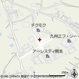 株式会社チクモク熊本事業所周辺の地図