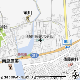 須川観光ホテル周辺の地図