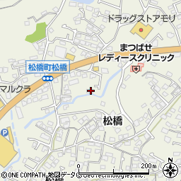 熊本県宇城市松橋町松橋796-1周辺の地図