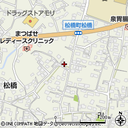 熊本県宇城市松橋町松橋718-1周辺の地図