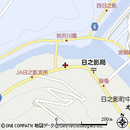 宮崎県西臼杵郡日之影町岩井川3385周辺の地図