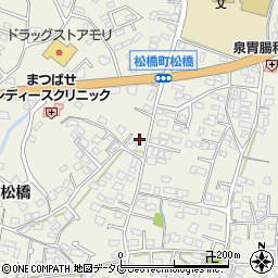 熊本県宇城市松橋町松橋718周辺の地図