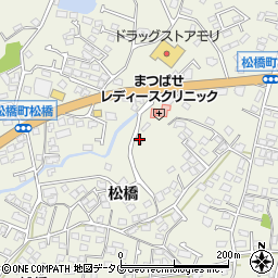 熊本県宇城市松橋町松橋691周辺の地図