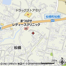 熊本県宇城市松橋町松橋707-1周辺の地図