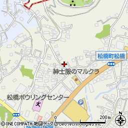 熊本県宇城市松橋町松橋1382周辺の地図