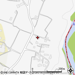 熊本県下益城郡美里町中郡217周辺の地図