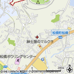 熊本県宇城市松橋町松橋1382-6周辺の地図