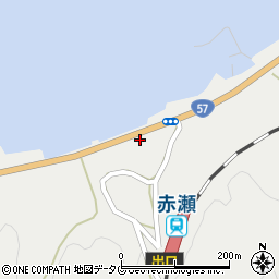 熊本県宇土市赤瀬町665周辺の地図