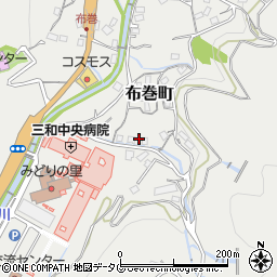 長崎県長崎市布巻町581周辺の地図