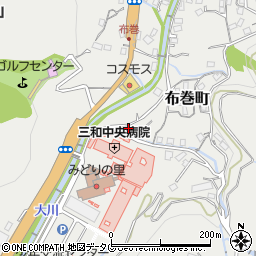 長崎県長崎市布巻町624周辺の地図