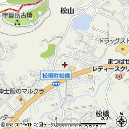 ＥＨ松橋店周辺の地図