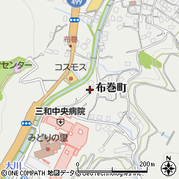 長崎県長崎市布巻町618周辺の地図