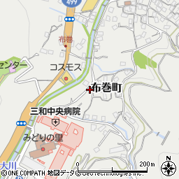 長崎県長崎市布巻町615周辺の地図