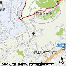 熊本県宇城市松橋町松橋1390-1周辺の地図