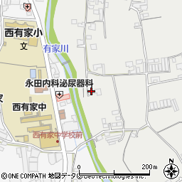 長崎県南島原市有家町中須川715周辺の地図