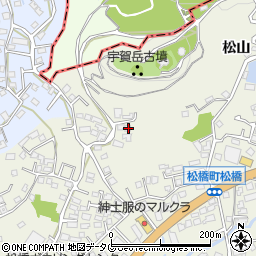 熊本県宇城市松橋町松山3707-6周辺の地図