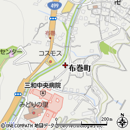 長崎県長崎市布巻町616周辺の地図