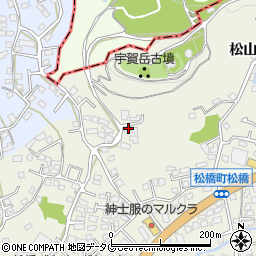 熊本県宇城市松橋町松山3607周辺の地図