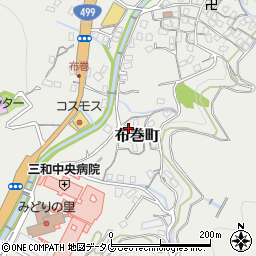 長崎県長崎市布巻町584周辺の地図