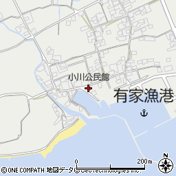 小川公民館周辺の地図