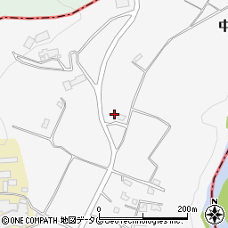 熊本県下益城郡美里町中郡203周辺の地図