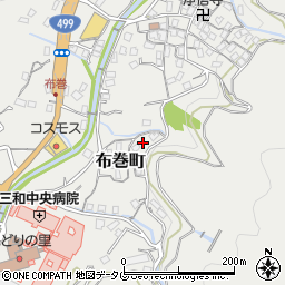 長崎県長崎市布巻町592周辺の地図