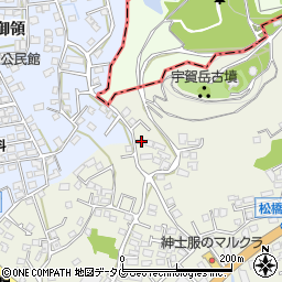 熊本県宇城市松橋町松山3710周辺の地図
