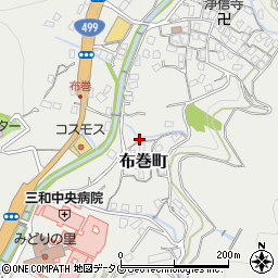 長崎県長崎市布巻町596周辺の地図