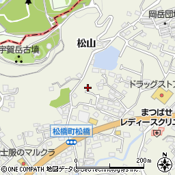 熊本県宇城市松橋町松橋1438-6周辺の地図