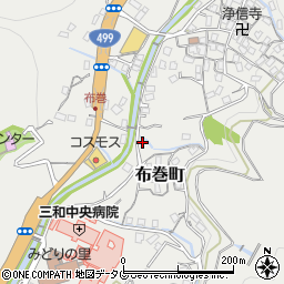 長崎県長崎市布巻町612周辺の地図