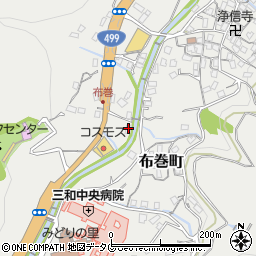 長崎県長崎市布巻町851周辺の地図
