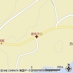 香珠子口周辺の地図