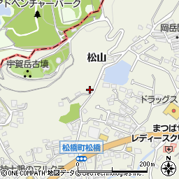 熊本県宇城市松橋町松山3682周辺の地図