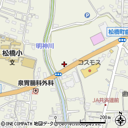 すき家２６６号宇城松橋店周辺の地図