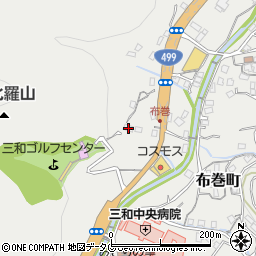 長崎県長崎市布巻町827周辺の地図