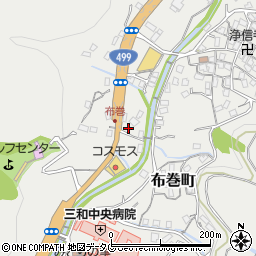 長崎県長崎市布巻町854周辺の地図