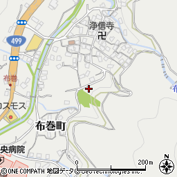 長崎県長崎市布巻町1189周辺の地図