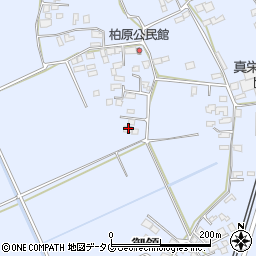 熊本県宇城市不知火町柏原101周辺の地図