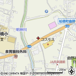 威風堂々 松橋店周辺の地図