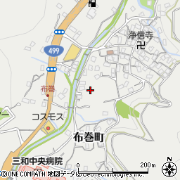 長崎県長崎市布巻町1021周辺の地図