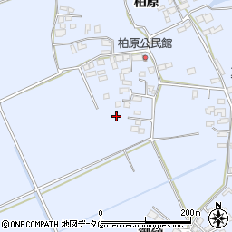 熊本県宇城市不知火町柏原104周辺の地図