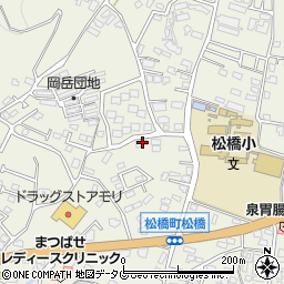 熊本県宇城市松橋町松橋750-3周辺の地図