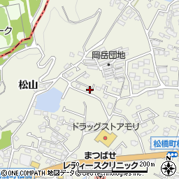 熊本県宇城市松橋町松橋1477-9周辺の地図