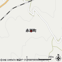熊本県宇土市赤瀬町周辺の地図