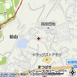 熊本県宇城市松橋町松橋1477-10周辺の地図
