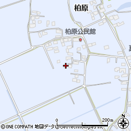 熊本県宇城市不知火町柏原108周辺の地図
